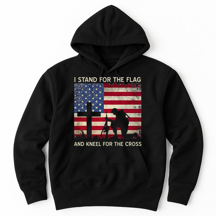 I Stand For The Flag And Kneel For The Cross Gift Hoodie