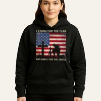I Stand For The Flag And Kneel For The Cross Gift Hoodie