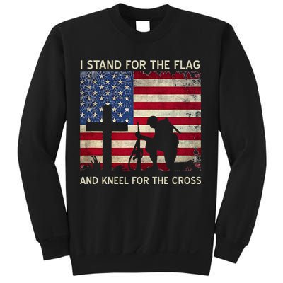 I Stand For The Flag And Kneel For The Cross Gift Sweatshirt