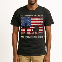 I Stand For The Flag And Kneel For The Cross Gift Tall T-Shirt