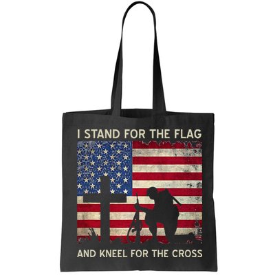 I Stand For The Flag And Kneel For The Cross Gift Bag