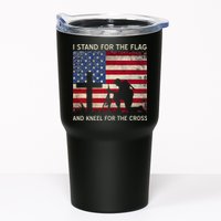 I Stand For The Flag And Kneel For The Cross Gift Tumbler