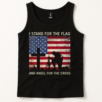 I Stand For The Flag And Kneel For The Cross Gift Tank Top
