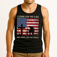 I Stand For The Flag And Kneel For The Cross Gift Tank Top
