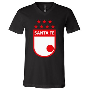 Independiente Santa Fe Club Supporter Fan Colombia V-Neck T-Shirt