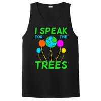 I Speak For Trees Planet Save Earth Day Graphic PosiCharge Competitor Tank