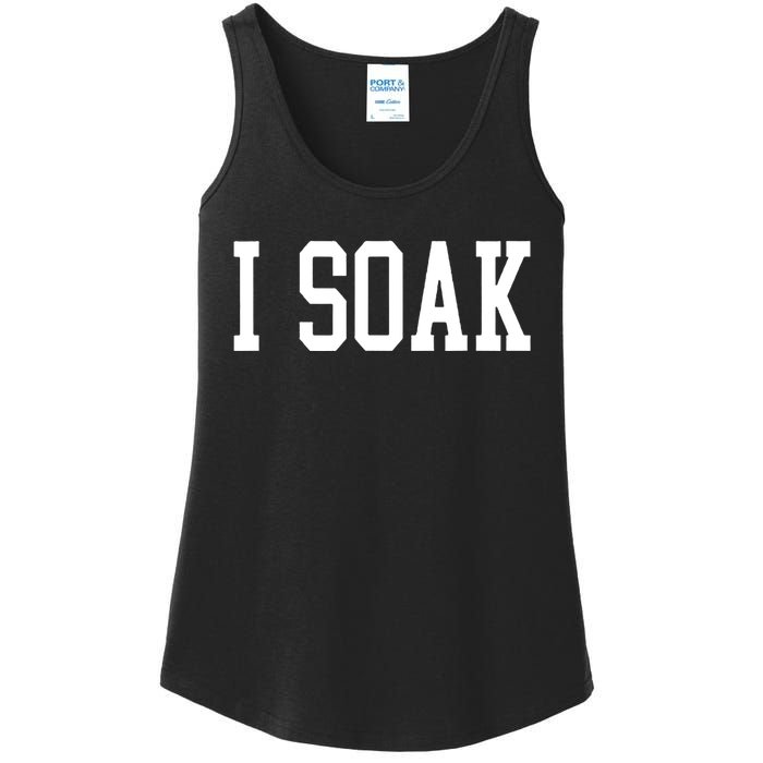 I Soak Funny Big Fan Ladies Essential Tank