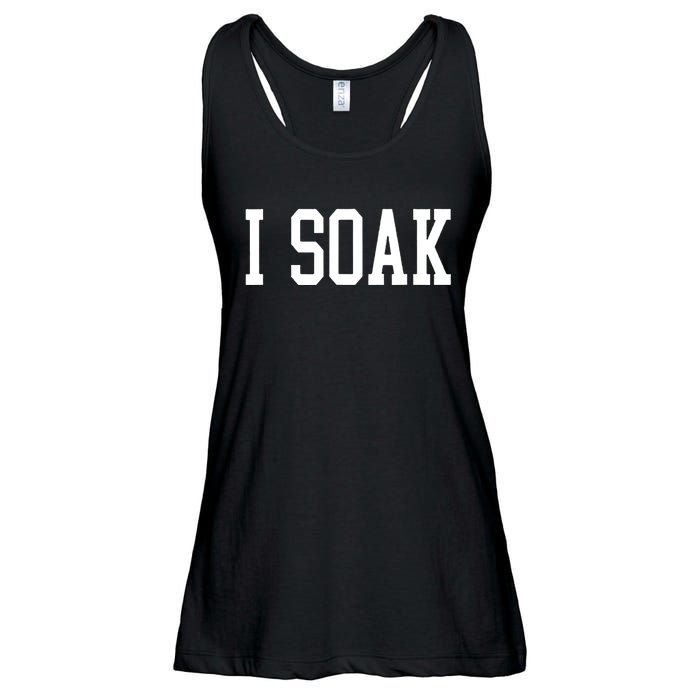 I Soak Funny Big Fan Ladies Essential Flowy Tank