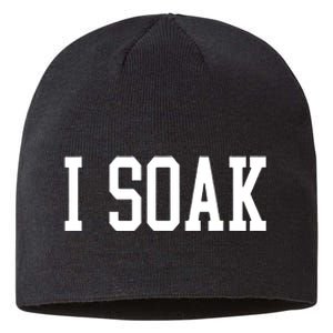 I Soak Funny Big Fan Sustainable Beanie