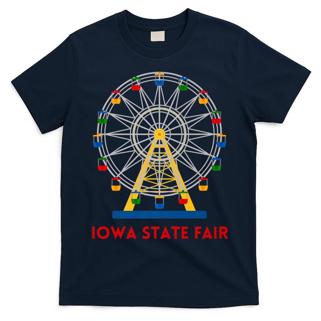 Iowa State Fair Ferris Wheel County Fair Premium T-Shirt