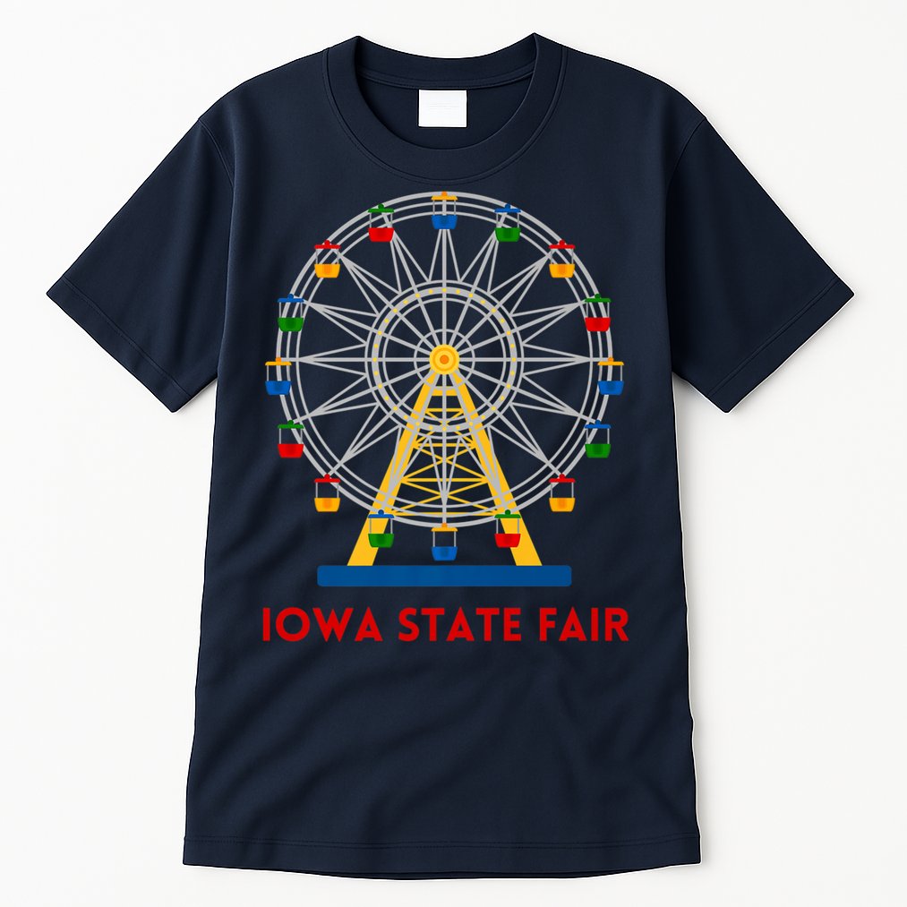 Iowa State Fair Ferris Wheel County Fair Premium Tall T-Shirt
