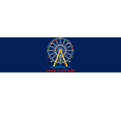 Iowa State Fair Ferris Wheel County Fair Premium Bumper Sticker