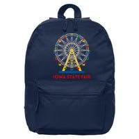 Iowa State Fair Ferris Wheel County Fair Premium 16 in Basic Backpack
