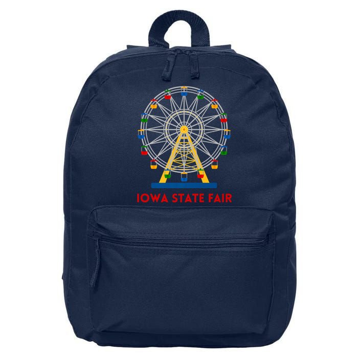 Iowa State Fair Ferris Wheel County Fair Premium 16 in Basic Backpack