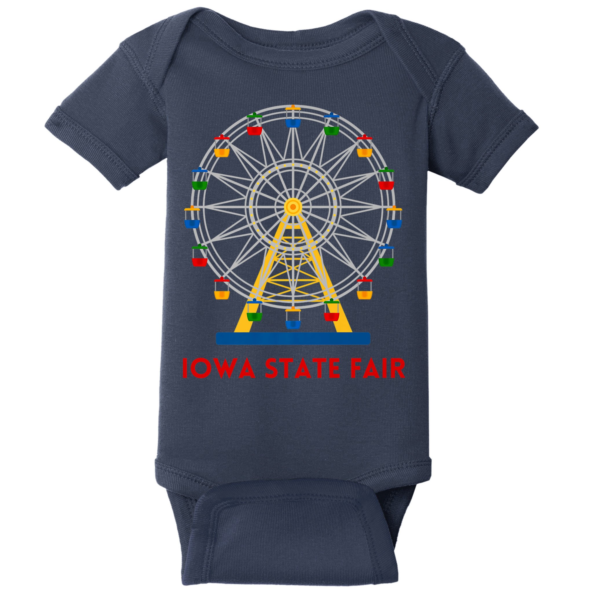 Iowa State Fair Ferris Wheel County Fair Premium Baby Bodysuit