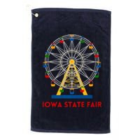 Iowa State Fair Ferris Wheel County Fair Premium Platinum Collection Golf Towel