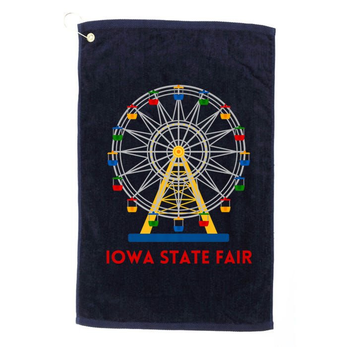 Iowa State Fair Ferris Wheel County Fair Premium Platinum Collection Golf Towel