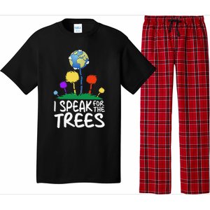 I Speak For Trees Earth Day Save Earth Inspiration Hippie Pajama Set