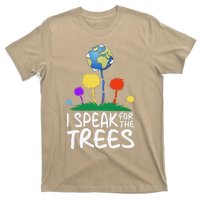 I Speak For Trees Earth Day Save Earth Inspiration Hippie T-Shirt