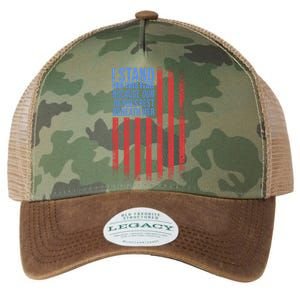 I Stand For This Flag Because Our Heroes Rest Beneath Her USA Legacy Tie Dye Trucker Hat