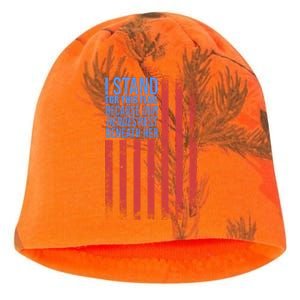 I Stand For This Flag Because Our Heroes Rest Beneath Her USA Kati - Camo Knit Beanie