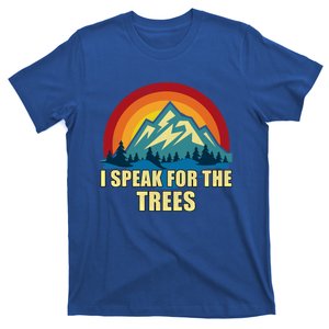 I Speak For Trees Earth Day Save Earth Inspiration Hippie Gift T-Shirt