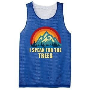 I Speak For Trees Earth Day Save Earth Inspiration Hippie Gift Mesh Reversible Basketball Jersey Tank