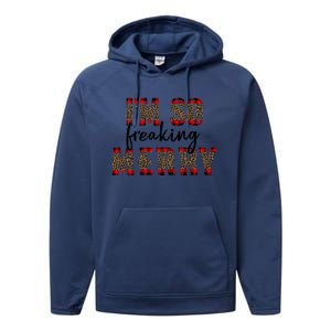 IM So Freaking Merry Christmas Day Cute Gift Performance Fleece Hoodie