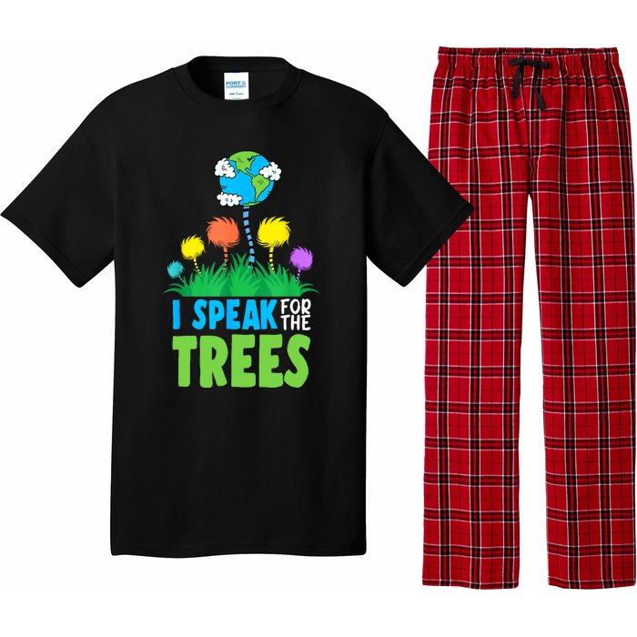 I Speak For Trees Earth Day Save Earth Inspiration Hippie Pajama Set