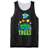 I Speak For Trees Earth Day Save Earth Inspiration Hippie Mesh Reversible Basketball Jersey Tank