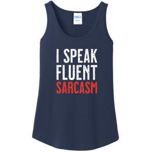 I Speak Fluent Sarcasm Ladies Essential Tank