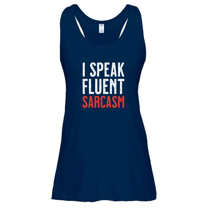 I Speak Fluent Sarcasm Ladies Essential Flowy Tank