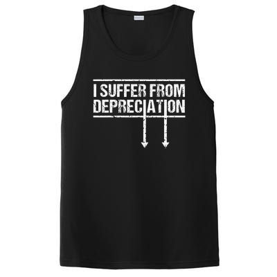 I Suffer from Depreciation Funny Accountant Tax Pun PosiCharge Competitor Tank