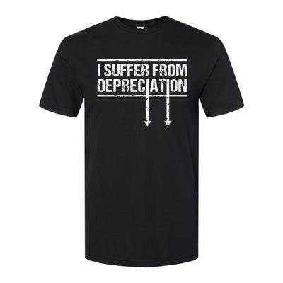 I Suffer from Depreciation Funny Accountant Tax Pun Softstyle CVC T-Shirt