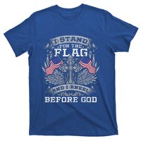 I Stand For The Flag And I Kneel Before God Gift T-Shirt