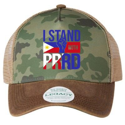 I Stand For Duterte Vintage Free Duterte Legacy Tie Dye Trucker Hat