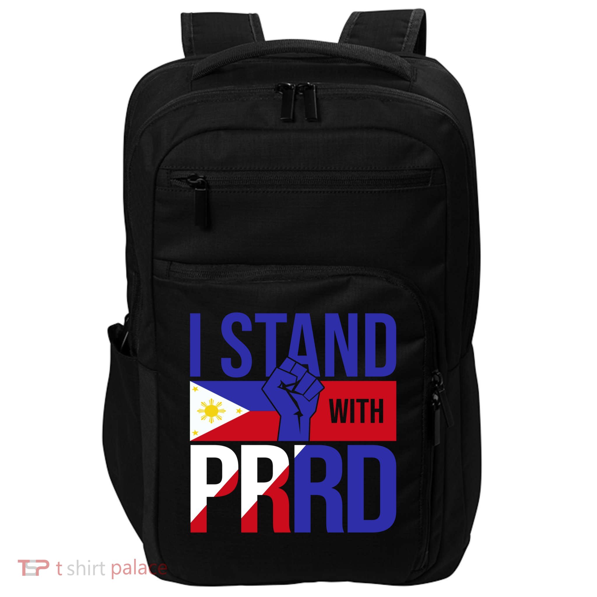 I Stand For Duterte Vintage Free Duterte Impact Tech Backpack