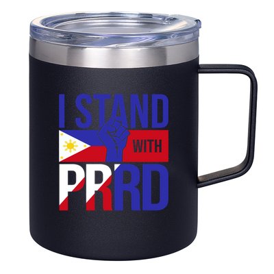 I Stand For Duterte Vintage Free Duterte 12oz Stainless Steel Coffee Mug