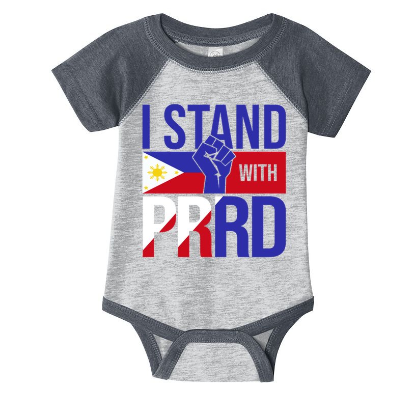 I Stand For Duterte Vintage Free Duterte Infant Baby Jersey Bodysuit
