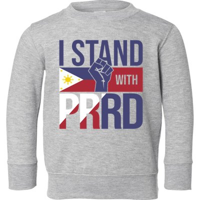 I Stand For Duterte Vintage Free Duterte Toddler Sweatshirt