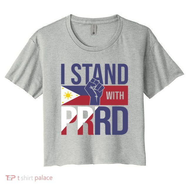 I Stand For Duterte Vintage Free Duterte Crop Top
