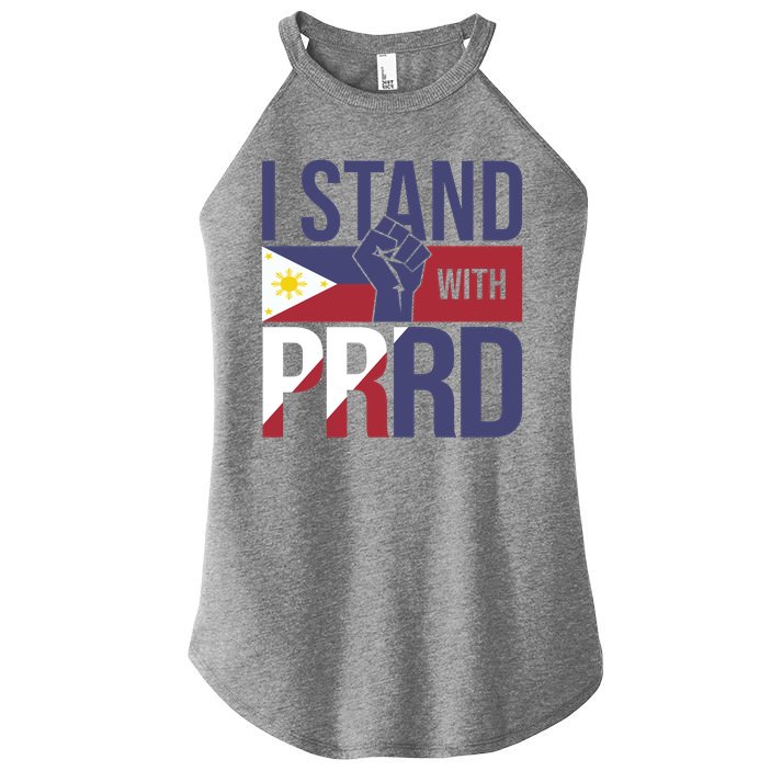 I Stand For Duterte Vintage Free Duterte Women's Perfect Tri Rocker Tank