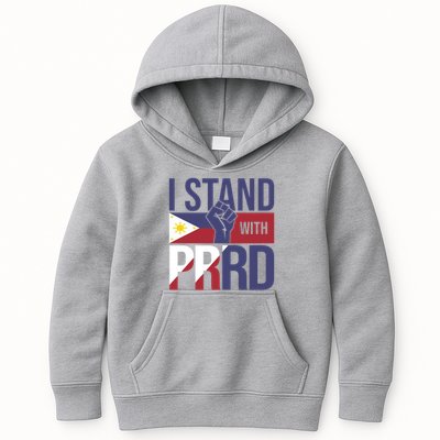 I Stand For Duterte Vintage Free Duterte Kids Hoodie