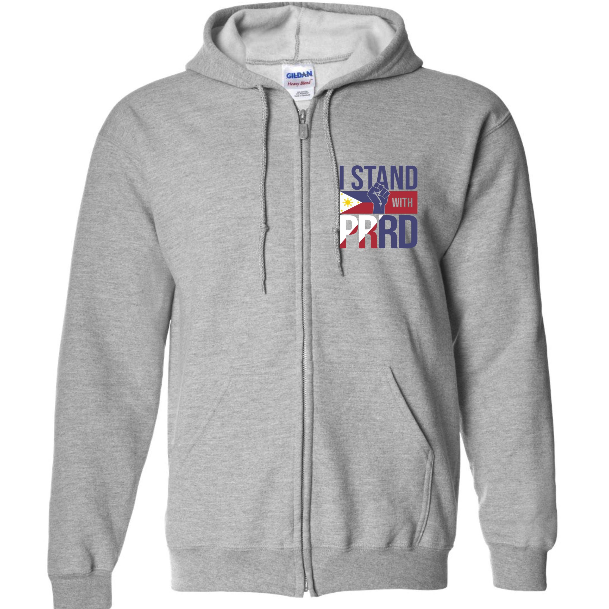 I Stand For Duterte Vintage Free Duterte Full Zip Hoodie