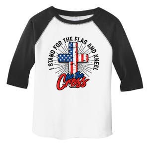 I Stand For The Flag And Kneel For The Cross Gift Equal Rights Gift Toddler Fine Jersey T-Shirt