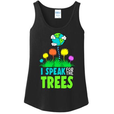 I Speak For Trees Earth Day Save Earth Inspiration Hippie Ladies Essential Tank