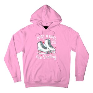 Ice Skating Figure Skating Just A Girl Who Loves Ice Skating Hoodie