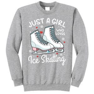 Ice Skating Figure Skating Just A Girl Who Loves Ice Skating Sweatshirt