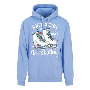 Ice Skating Figure Skating Just A Girl Who Loves Ice Skating Unisex Surf Hoodie