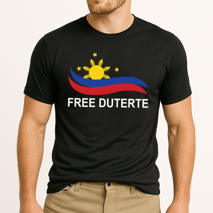 I Stand For Duterte Free DU30 Free Duterter Cooling Performance Crew T-Shirt